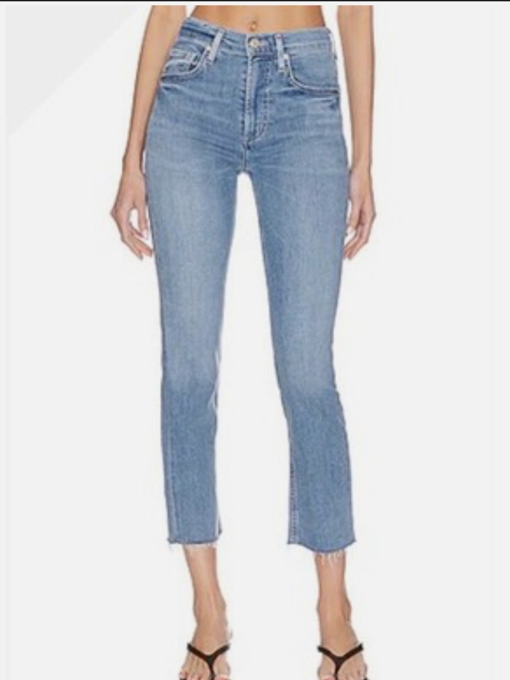 Citizens of Humanity Isola Straight Crop Jeans in Pixie